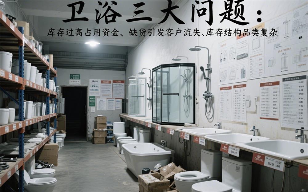 w衛浴倉庫，中間出現標題“衛浴三大問題：庫存過高占用資金、缺貨引發客戶流失、庫存結構品類復雜”_看圖王 (5).jpeg